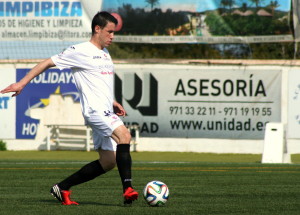 Rubén Martínez, en un partido de Liga