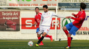 Pando, en un partido de Liga