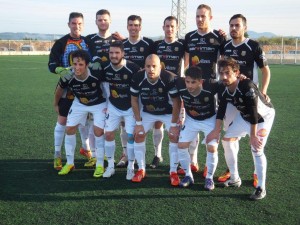 Once inicial de la Peña en el campo del Constancia. Foto: Fútbol Balear