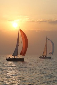 Dos barcos en una de las ediciones anteriores de la prueba