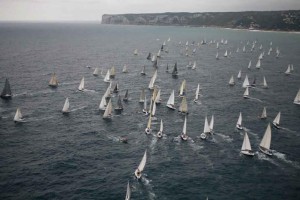 Imagen de la salida de la regata