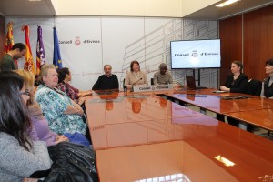 Un moment de la presentación d'aquest matí.