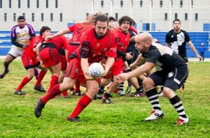 Un partido del Ibiza Club de Rugby disputado en Can Misses. Foto: Maxi Morganti