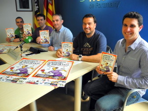 La presentación del campeonato balear de tenis de mesa. Foto: Ayuntamiento de Sant Antoni. 