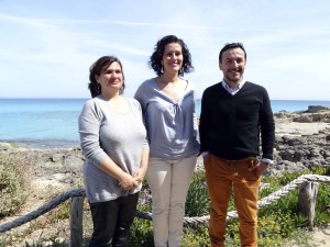 Los candidatos de Gent per Formentera y el PSOE. 