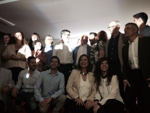 Imagen de grupo de los candidatos socialistas a Sant Antoni con Patxi López. Foto: B.R.