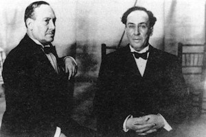 Los hermanos Manuel y Antonio Machado. 