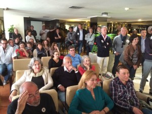 Parte del público asistente a la presentación de las candidaturas. Foto: L.A.