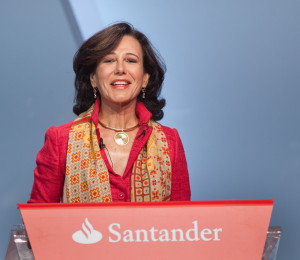 La presidenta del banco Santander, Ana Botín. Foto: santander.com