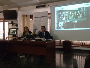 Cristina Faura y Alberto del Cid, en rueda de prensa.