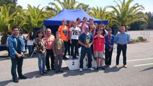 Els premiats al concurs de seguretat viària.