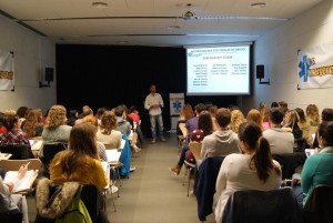 Un momento del curso impartido hoy en el Palau de Congresos.