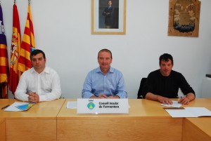 Jaume Ferrer, aquest matí, en el Consell de Formentera.