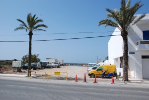 El nuevo parking de la Savina. Foto: Consell de Formentera.