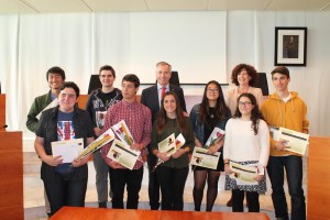 Imatge del premiats en aquesta nova edició de Sant Jordi.