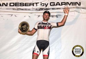 Enrique Morcillo ha logrado el tercer puesto en el podio de la Titan Desert by Garmin 2015.