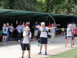 Adrià Prats, durante la competición infantil disputada este fin de semana en Madrid.