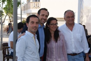 Bauzá y Pons, con los candidatos del PP de Formentera