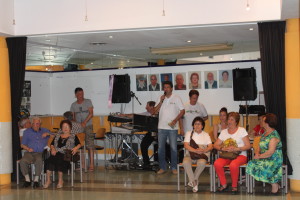 Toni Villalonga, candidato de EPIC al Ayuntamiento de Ibiza, durante la presentación en la Llar d'Eivissa