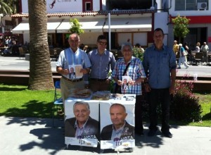 Parada electoral del PI en Santa Eulària