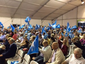 Imagen de archivo del miting de final de campaña de las elecciones autonómicas y municipales del pasado mes de mayo.