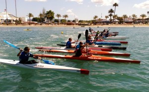 Salida de una de las pruebas disputadas este domingo en s'Arenal.