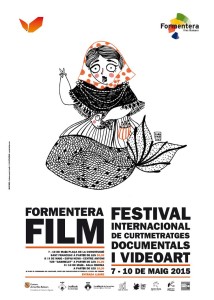 Cartel del Formentera Film Festival, ilustrado por Sara Fratini. 