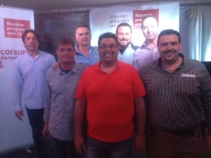 Todos los candidatos de la coalición Más Eivissa-Corsaris Democràtics.