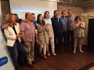 Parte de la candidatura de Vila.