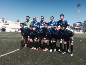 Once inicial del Formentera en el campo del Manacor. Foto: @sdformentera