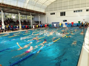 Una imagen del trofeo de natación disputado este fin de semana en Santa Eulària.