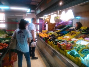 Juanjo Ferrer en el Mercado de es Clot Marès.