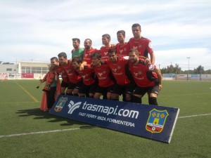 Once inicial del Formentera ante el Binissalem