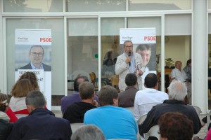 L'acte final de campanya del PSOE al municipi de Sant Joan de Labritja.