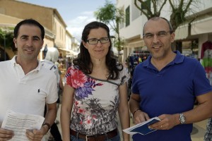 José Manuel Alcaraz, Gabriela Mayans y Juanma Costa.