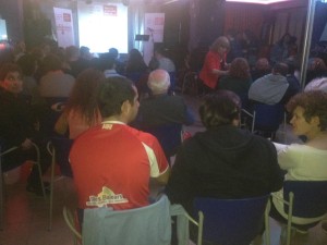 Unos 200 simpatizantes acudieron a la presentación de Más Eivissa-Corsaris Democràtics.