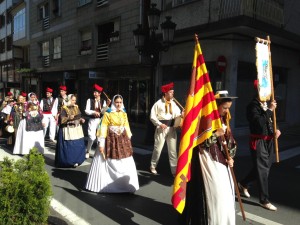 El grupo de Sa Bodega en A Estrada. 