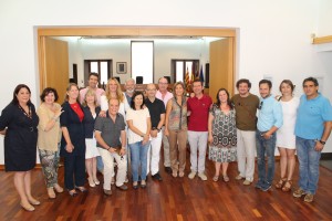 Foto de grupo de la Corporación del Ayuntamiento de Ibiza, de la legislatura 2011-2015.