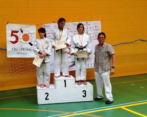 Uno de los podios femeninos en el Campeonato de Baleares Promesas.