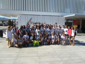 Los alumnos del Centro Educativo la Consolación de Ibiza en es Nàutic.