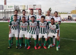 Alineación del Atlético Salunqueño en el partido de play-off frente al Teruel. Foto: La Información