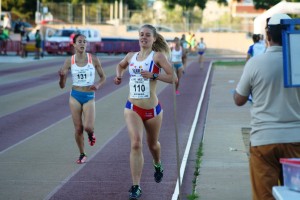 Alexia Hartmann, que sufrió un ataque de alergia, sólo pudo ser sexta en los 1.500 metros.