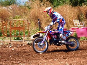 Óscar Corominas, durante la prueba disputada este sábado en el circuito de Inca.