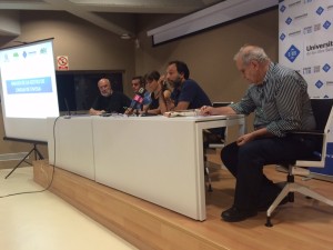 Un momento de la presentación del estudio que ha tenido lugar en la UIB.