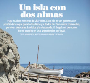 La portada de la revista Lonely Planet sobre Ibiza.