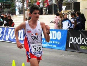 Carlos Tur compitió este sábado en los 10 kilómetros marcha del Mundial juvenil de atletismo.