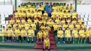 Este lunes se inauguró el primer campus de fútbol del Villarreal en el Municipal de Santa Eulària.