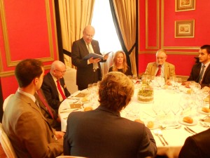 Un momento del acto celebrado el pasado martes en el Hotel Palace de Madrid.