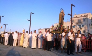 Una imagen de la procesión de la Virgen del Carmen del pasado año.