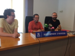 Arturo Pueyo, Pep Tur y Vicent Tur, presentaron la nueva edición del festival. 